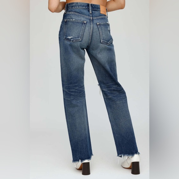 🆕Moussy Guilford Wide Straight Dark Blue Size 24 - Picture 2 of 7